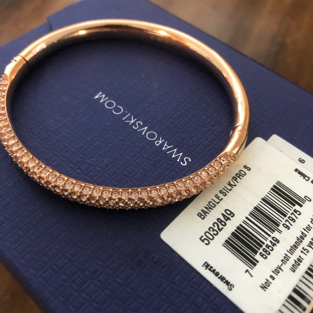 Swarovski Rose Gold Bangle